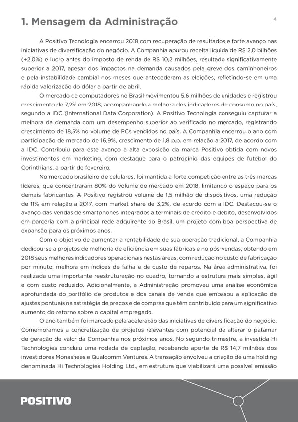 2018 | Relatório Anual - Page 4