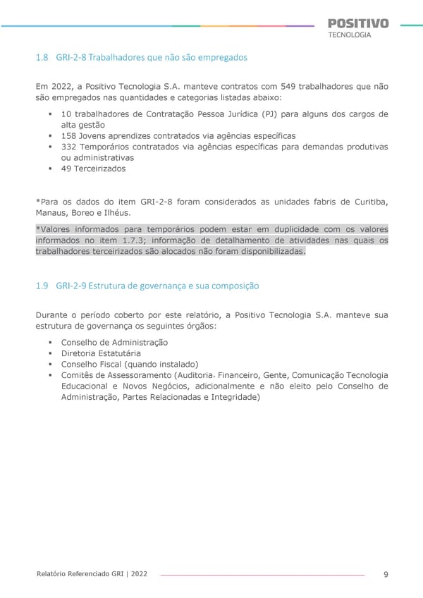 2022 | Anexo Relatório Referenciado GRI - Page 9