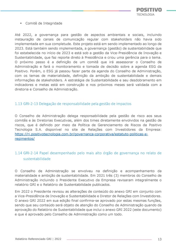 2022 | Anexo Relatório Referenciado GRI - Page 13