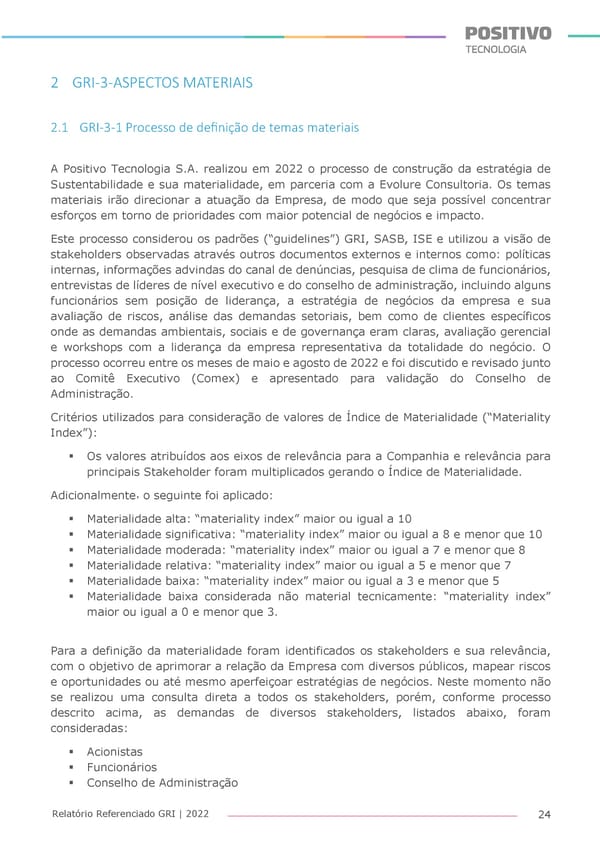 2022 | Anexo Relatório Referenciado GRI - Page 24