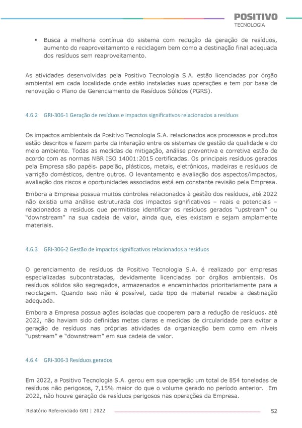 2022 | Anexo Relatório Referenciado GRI - Page 52