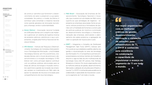 2021 | Relatório de Sustentabilidade - Page 42