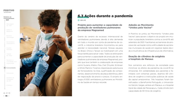 2021 | Relatório de Sustentabilidade - Page 46