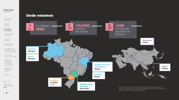 2022 | Relatório de Sustentabilidade - Page 8